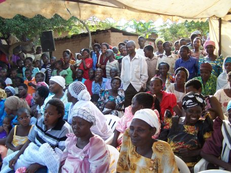 Outreach gathering, Uganda