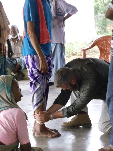 Outreach visit, India